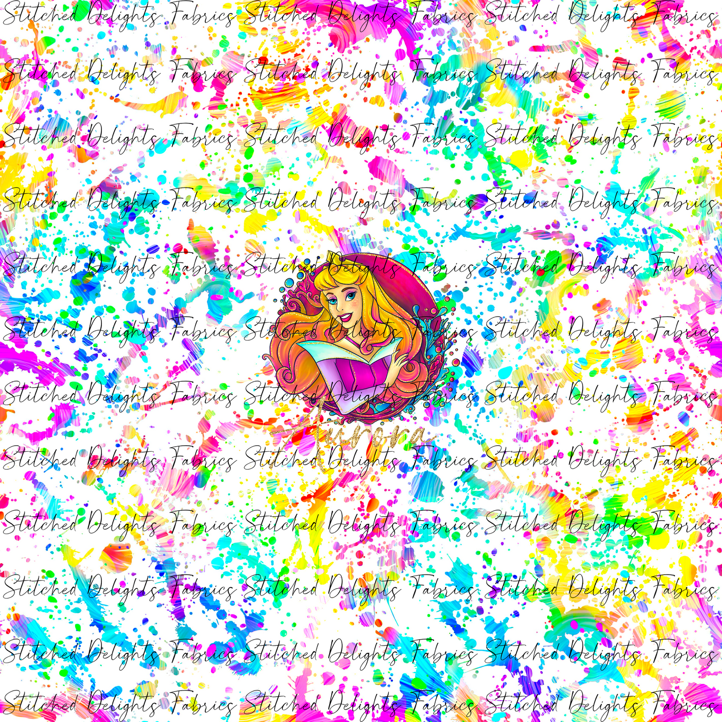 Princess Splatter Design 10 Panel 3