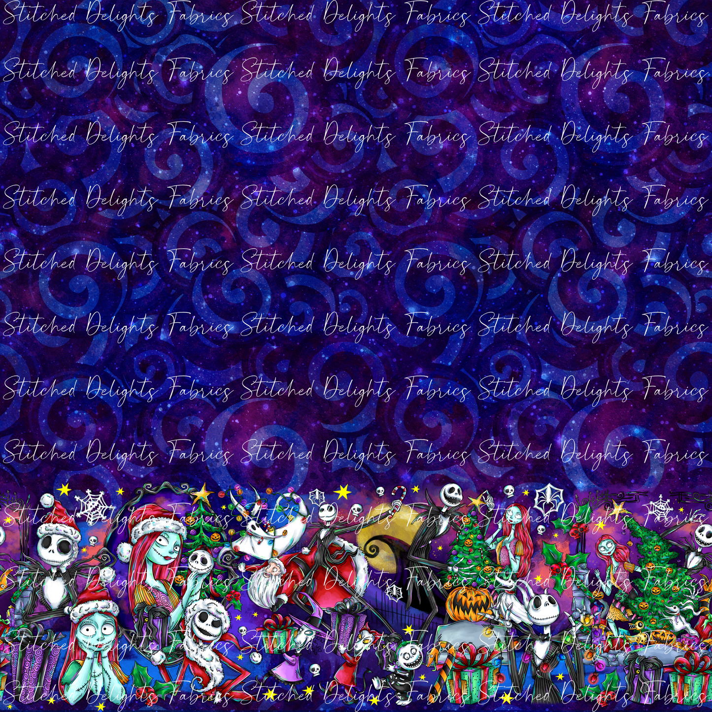 Nightmare Before Christmas Border Print Design 1