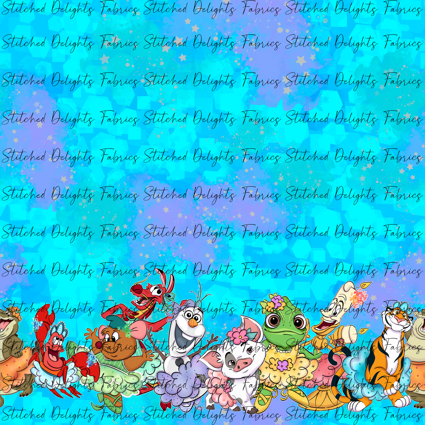 Dancing Border Print 1