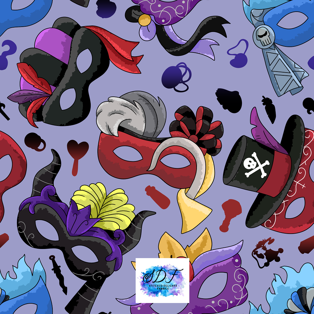 Villain Masquerade Masks