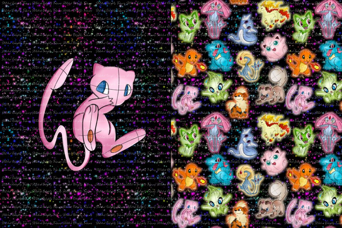 Bright & Shiny Mew Blanket Panels