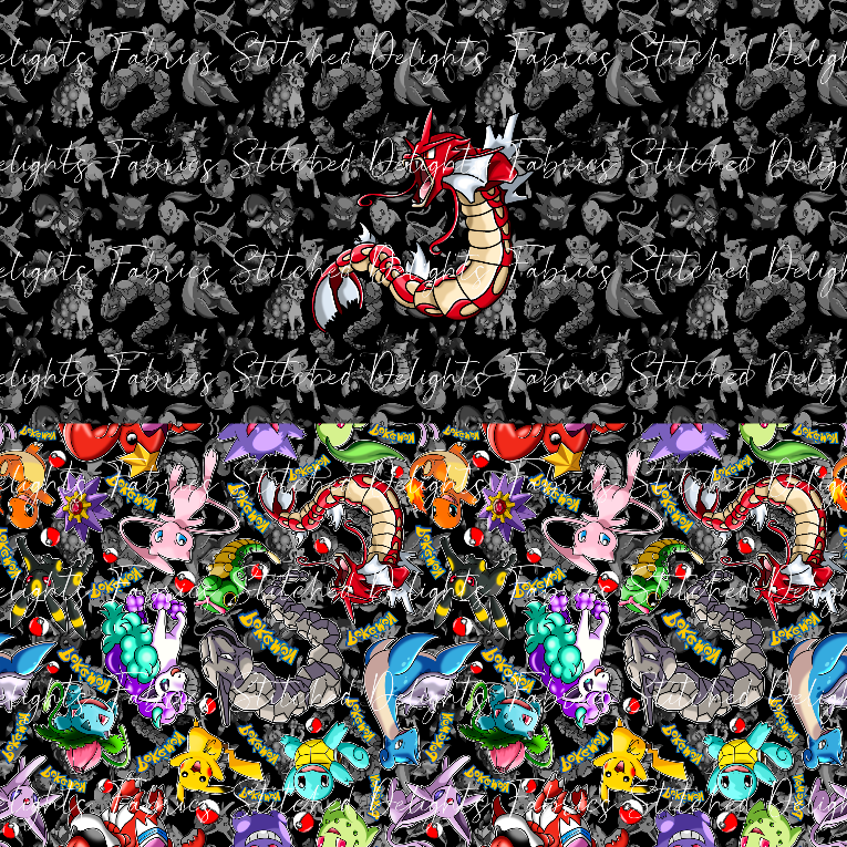 Playing Poke Gyarados Black Undie Panel