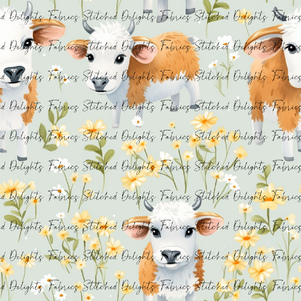Watercolour Cows