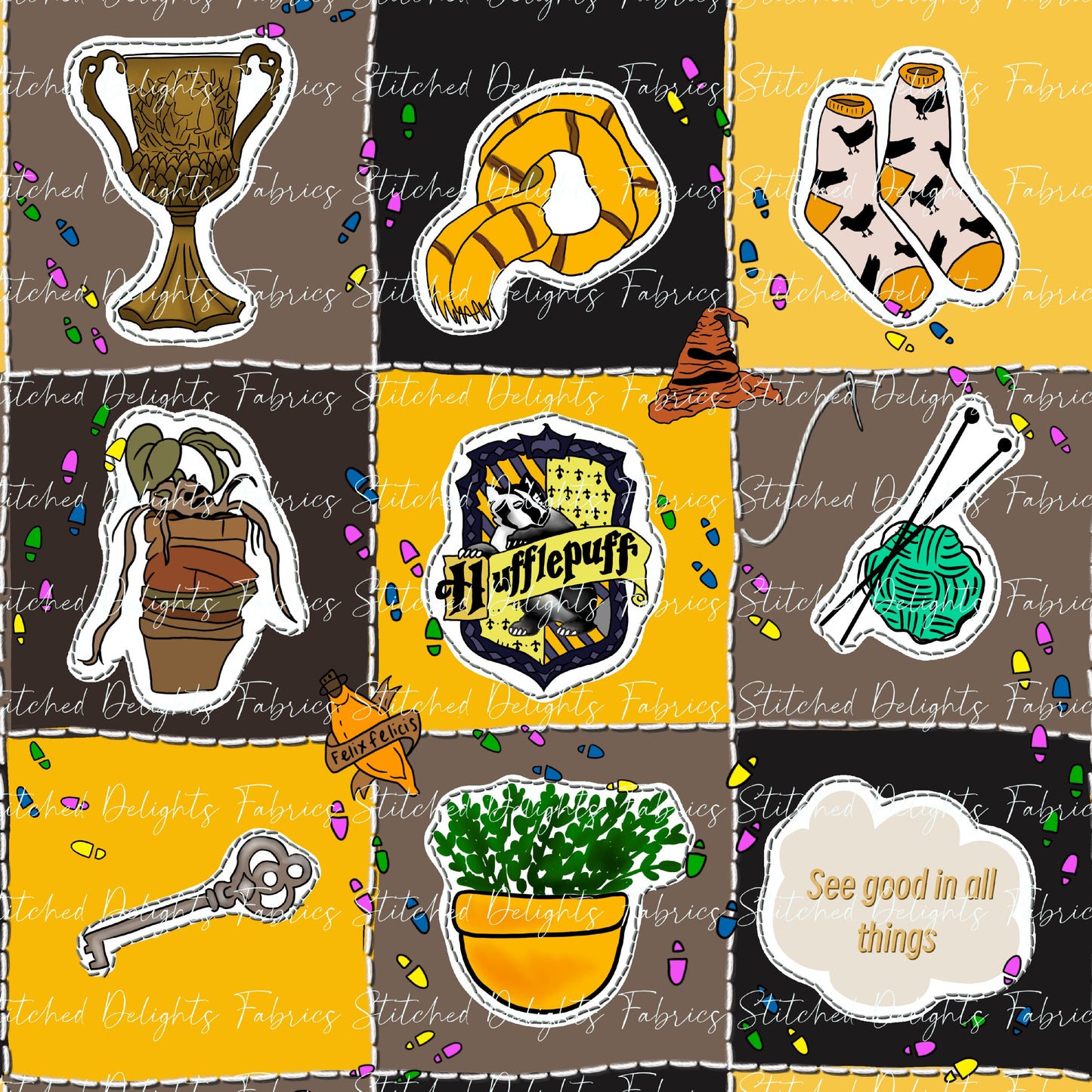 HP Patchwork Design 3