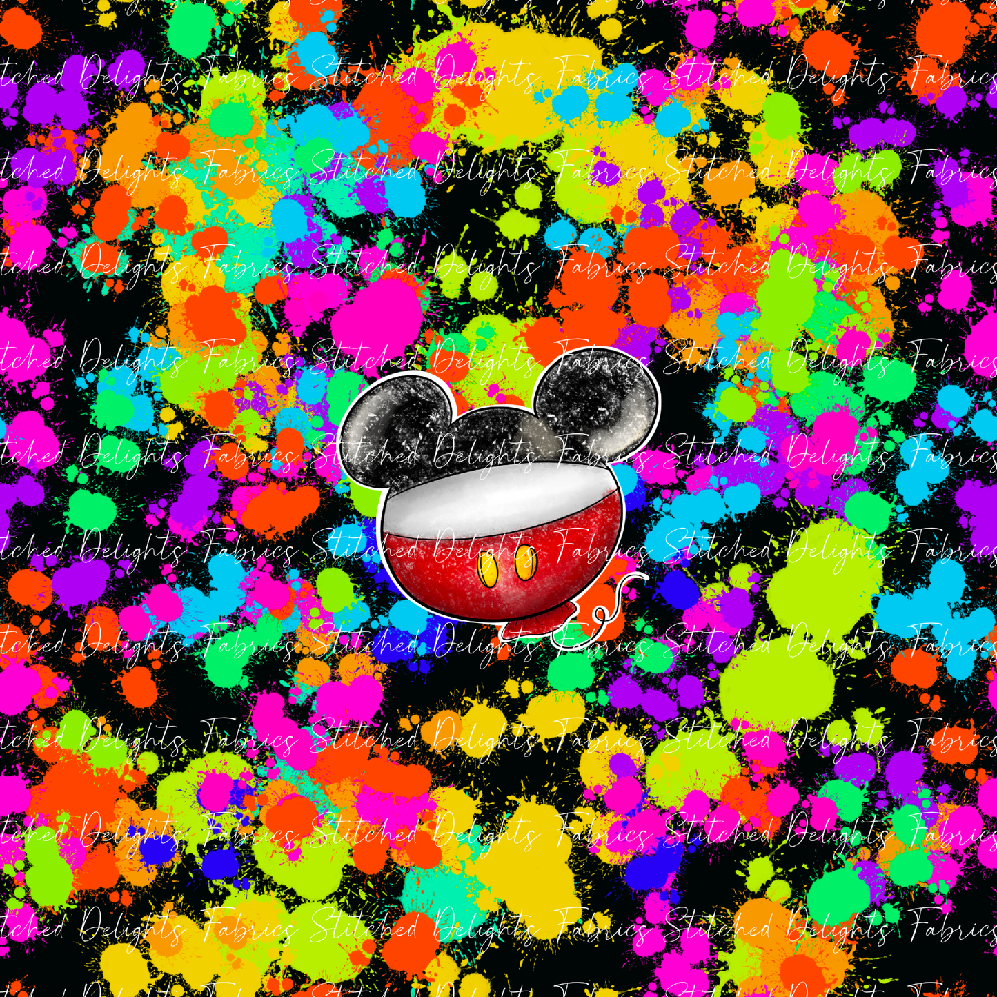 Air Heads Black Splatter Mouse Panel