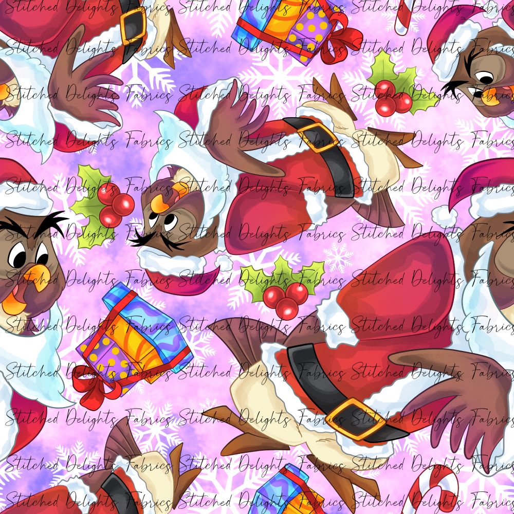 Pooh's Winter Wonderland Owl Pink