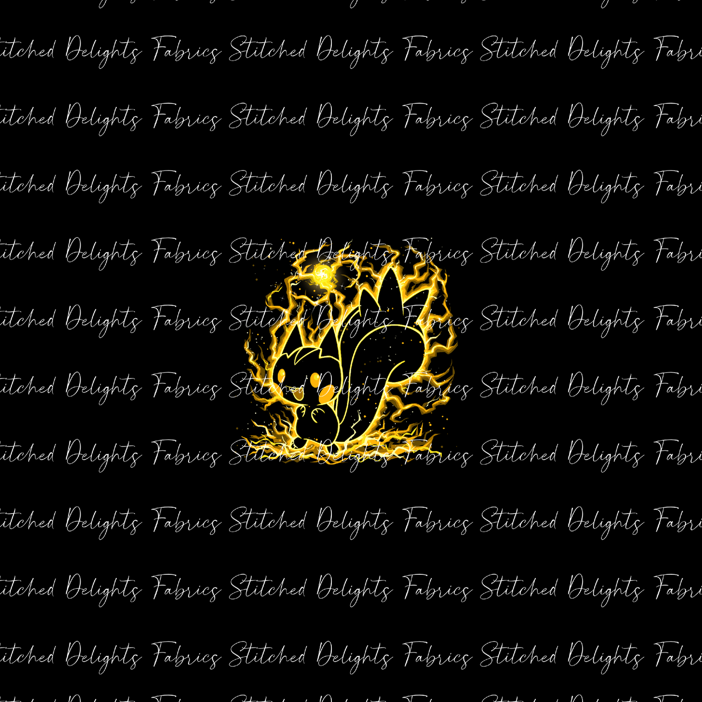 Poke Silhouettes Parchirisu Panel