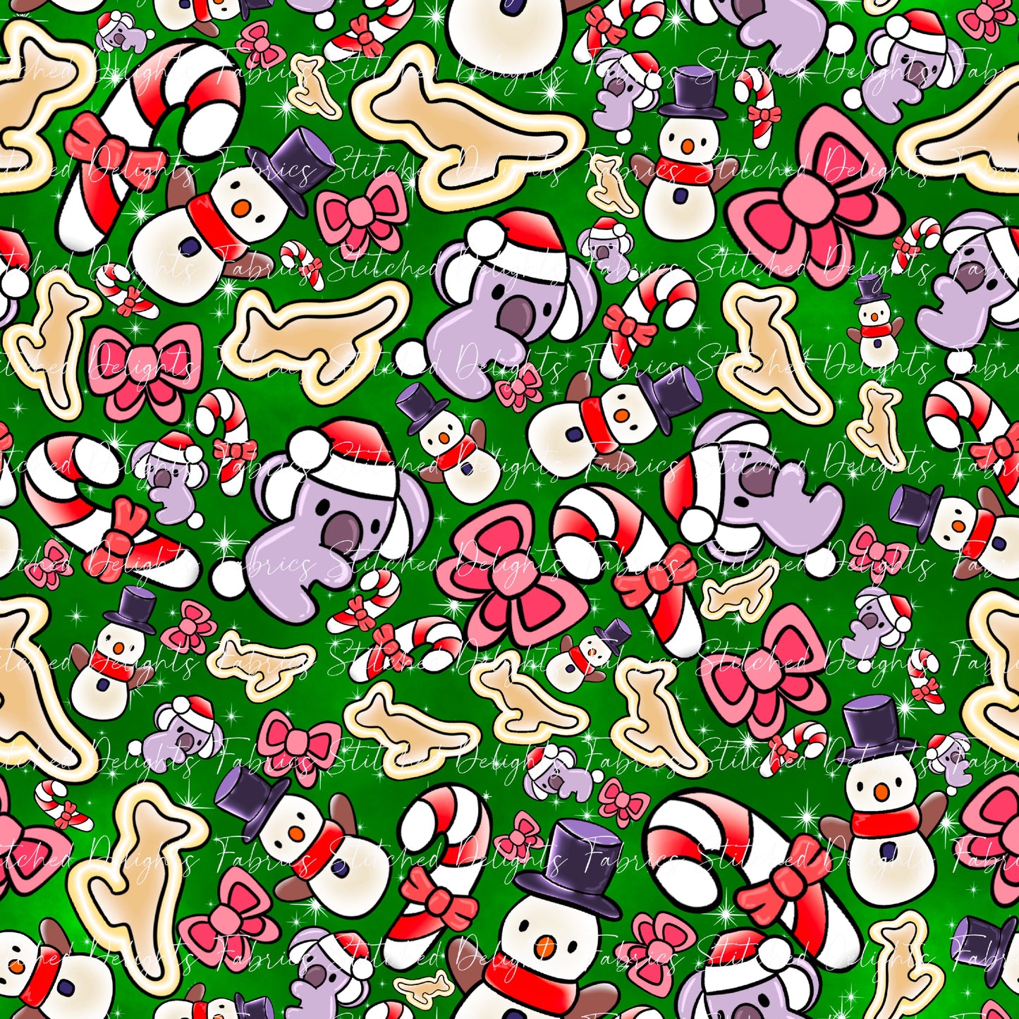 Aussie Christmas Green Decorations