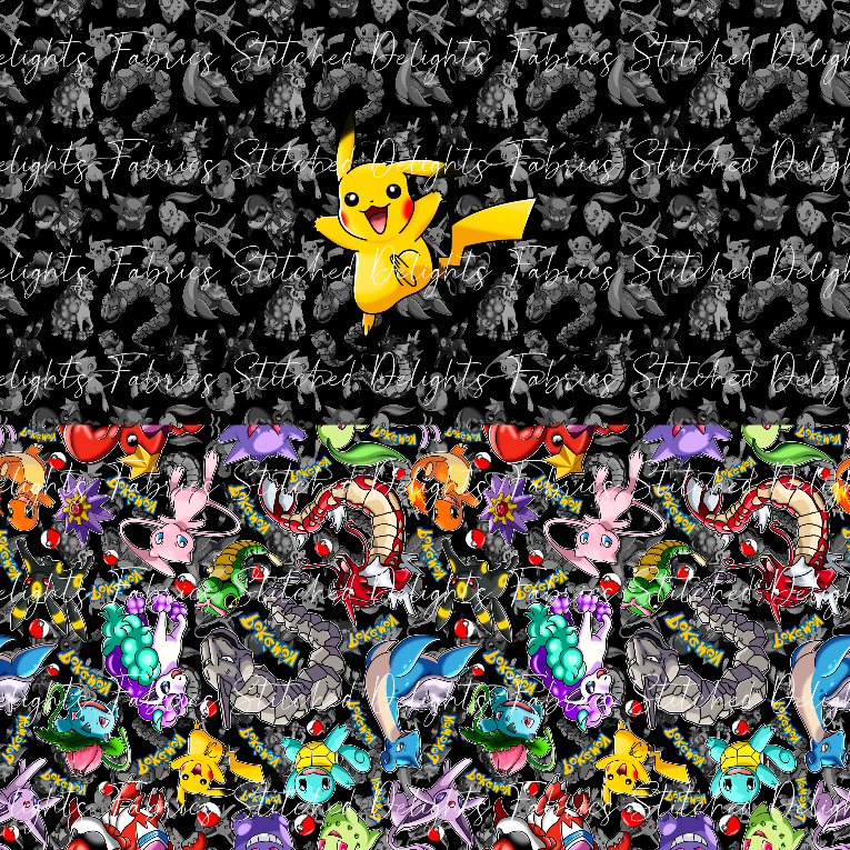 Playing Poke Pika Black Undie Panel