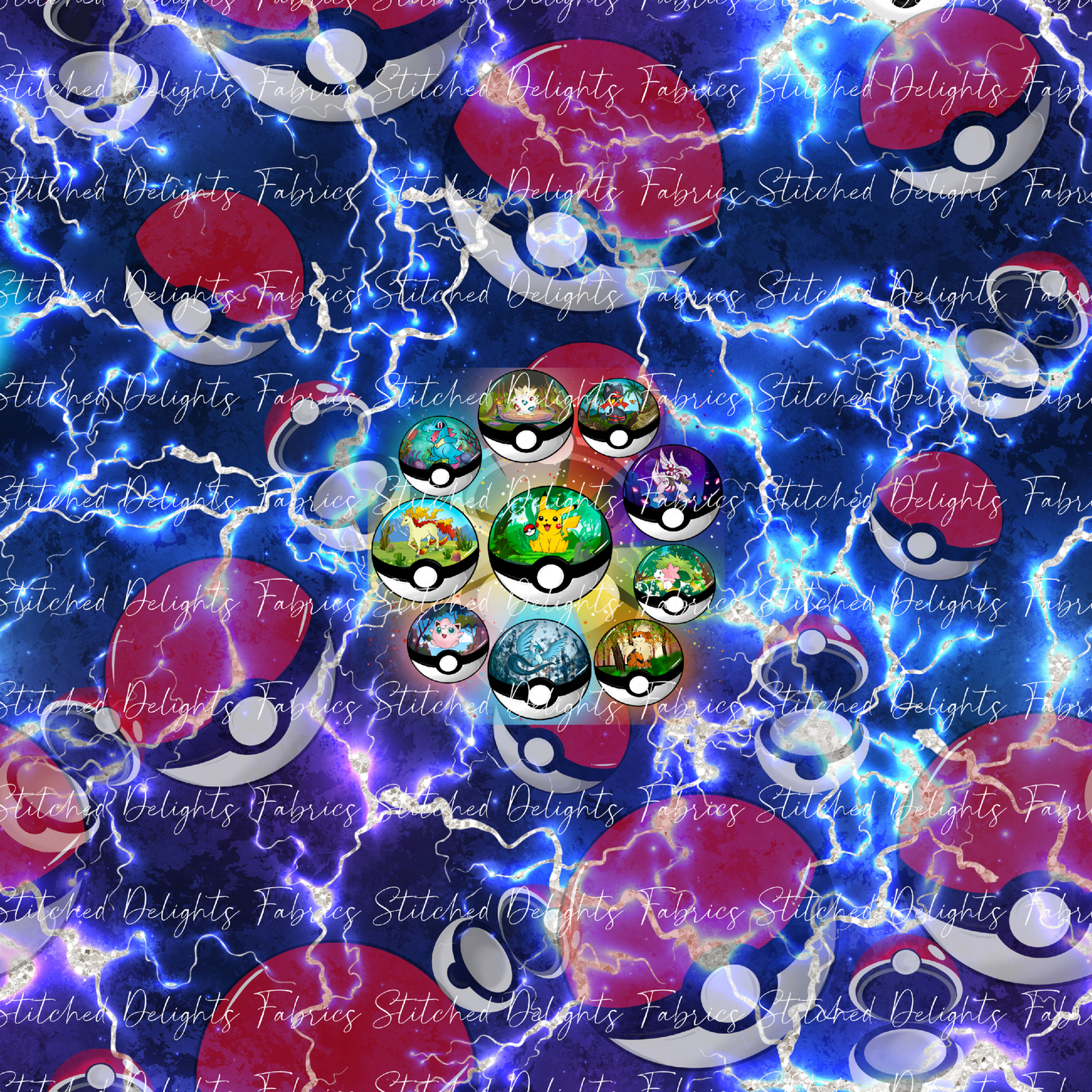 Poke Ball Habitats Group 1 Lightning Panel