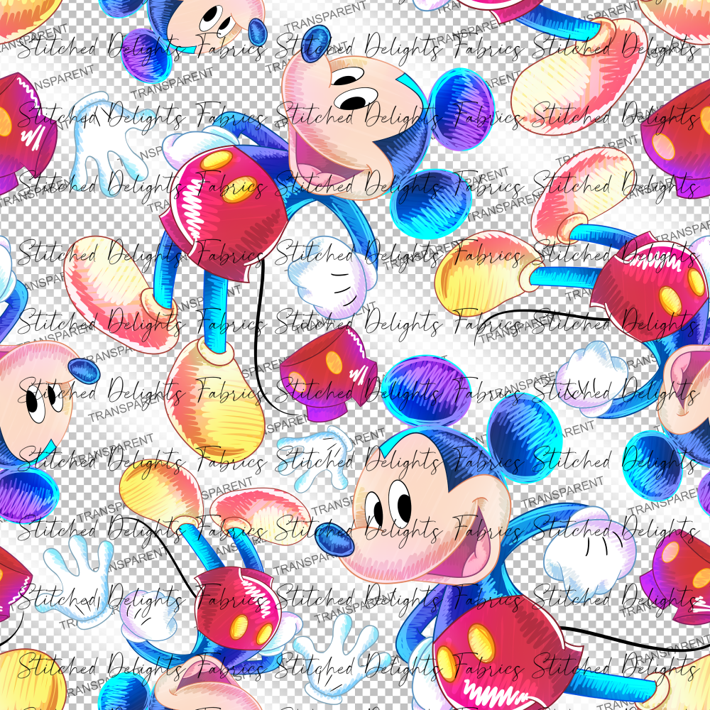 Mouse & Friends Mickey Clear Vinyl