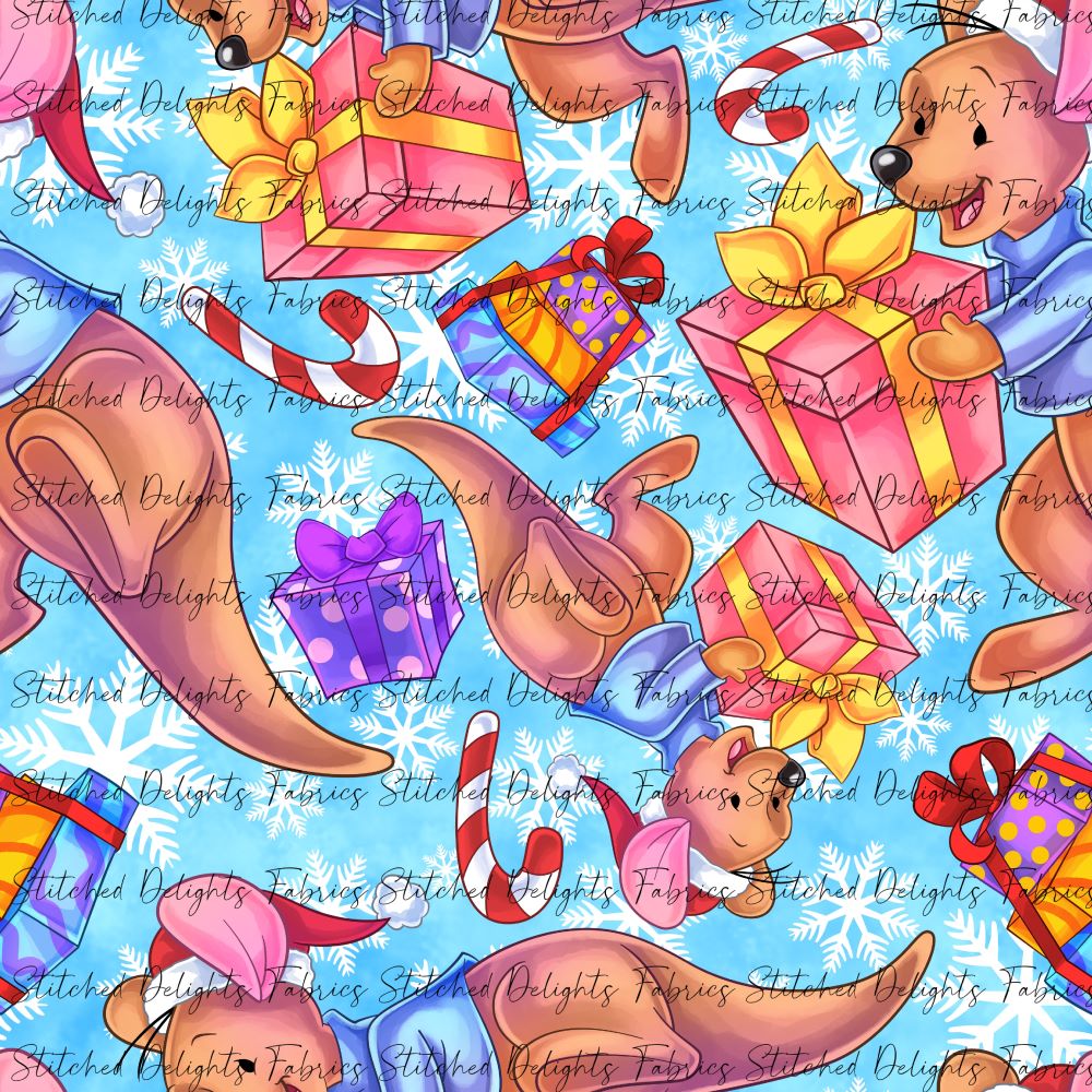 Pooh's Winter Wonderland Roo Blue