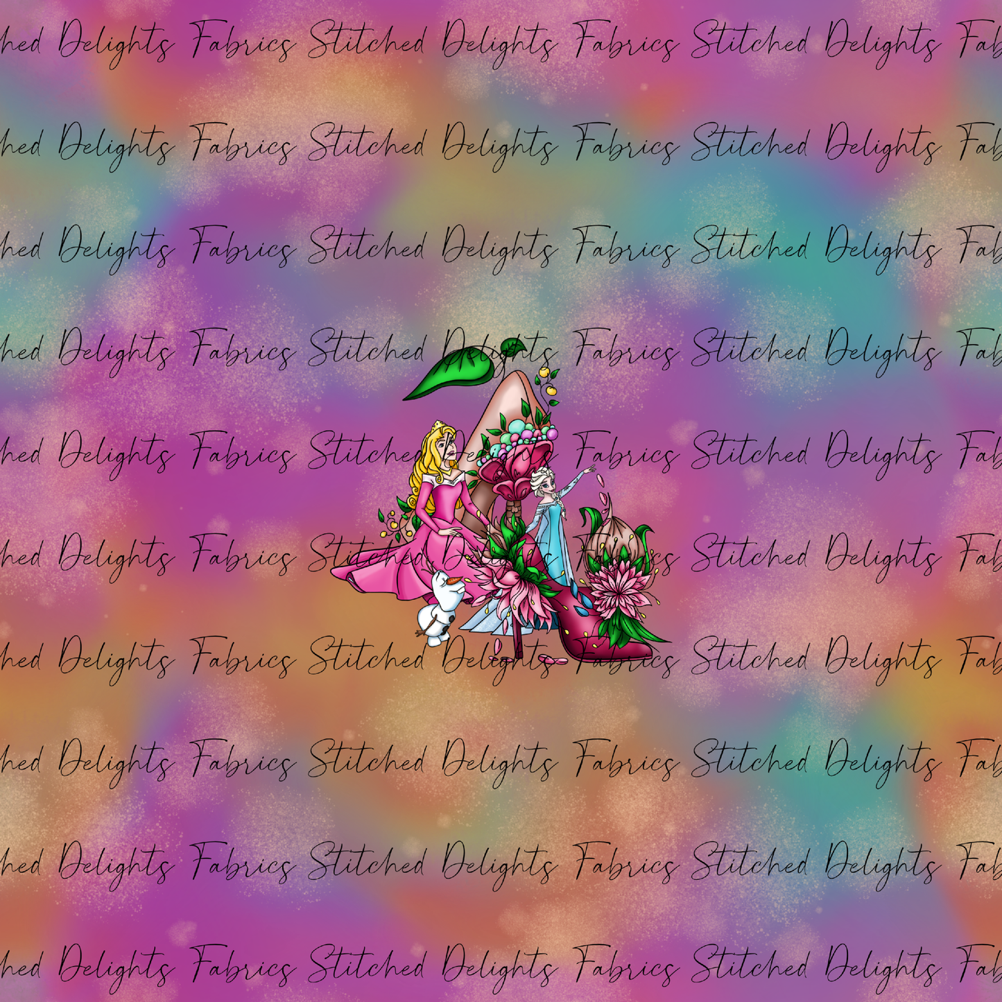 Princess Heels Pink Dreams Aurora & Elsa Panel