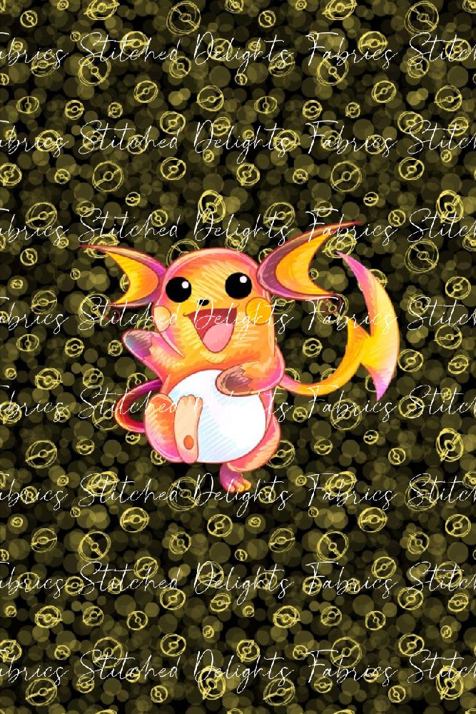Evolutions Raichu Blanket Panels