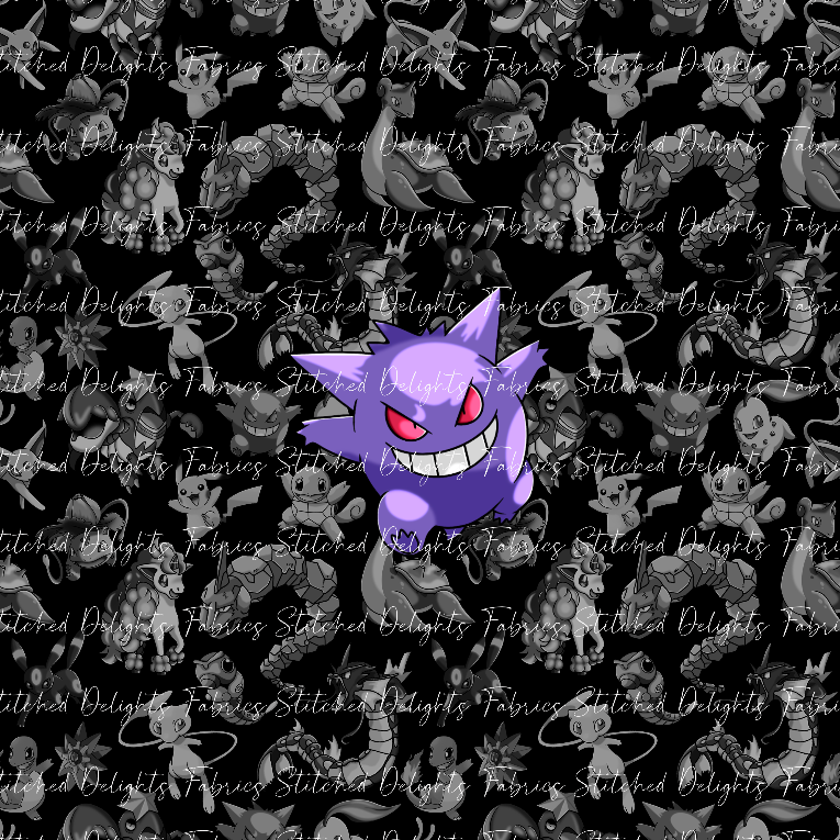 Playing Poke Black Gengar Panel