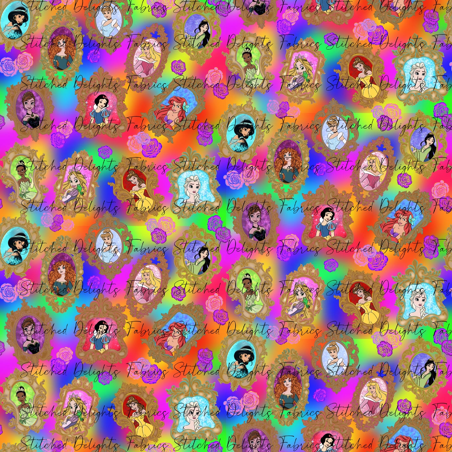 Mirror Mirror Princesses Bright Scattered Rainbow