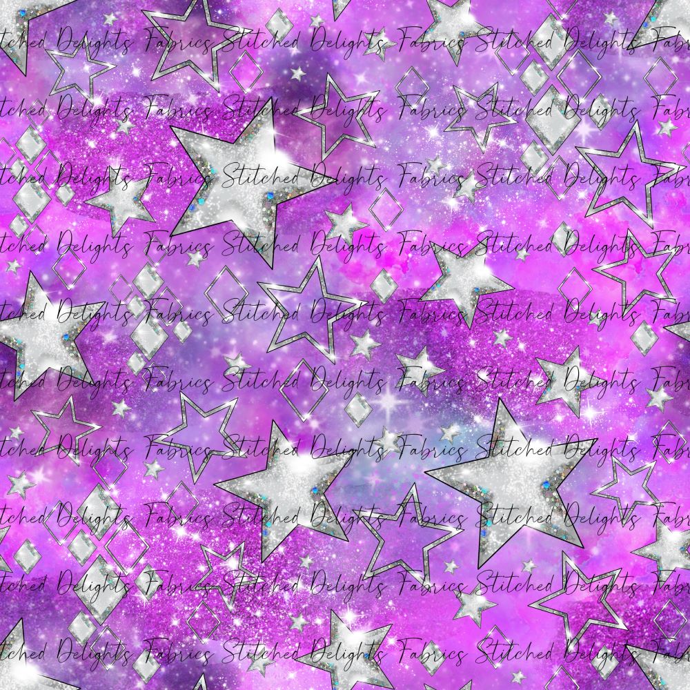 Barbie's Magical Touch Purple Galaxy Stars Co-Ord