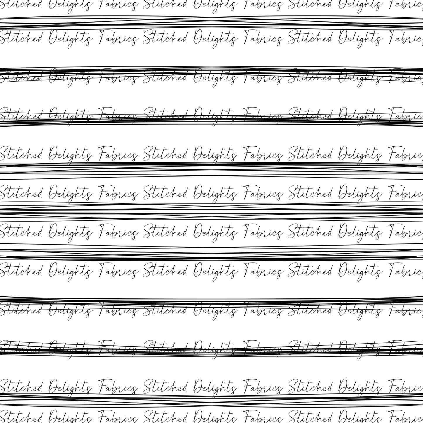 Sketchy Christmas Stripes Co-Ord