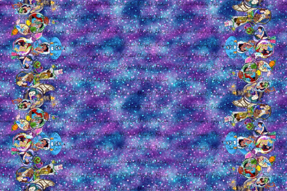 Love Potions Galaxy Lights Double Border