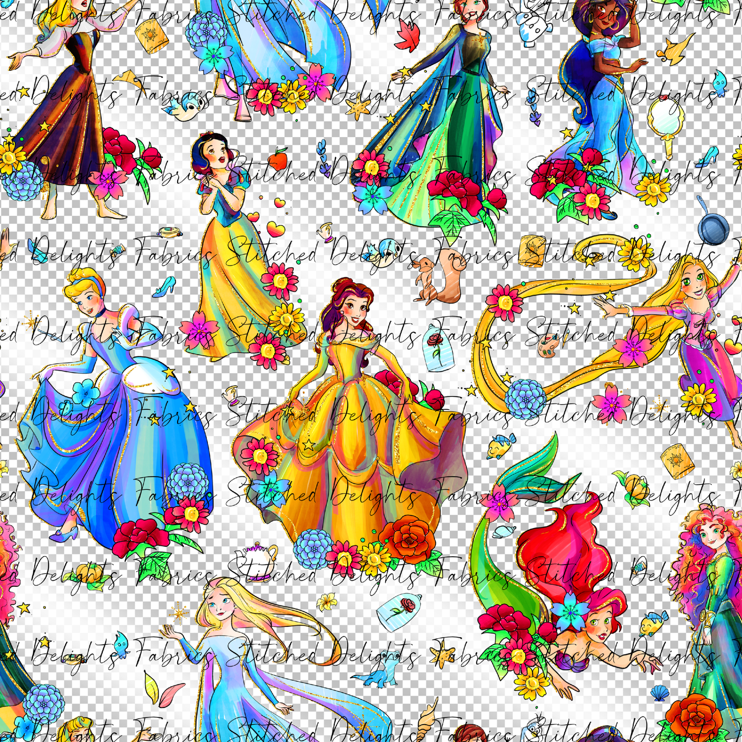 Princesses & Castles Princesses Clear Vinyl
