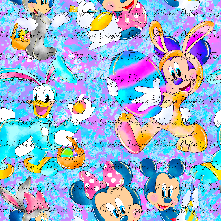 Easter Friends Purple Blue
