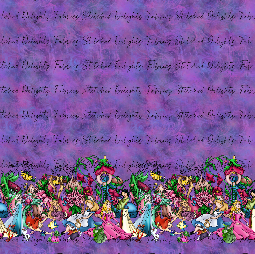 Princess Heels Smokey Swirls Double Border