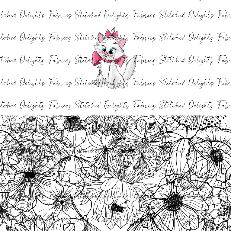 Sassy Marie White Floral Undie Panels