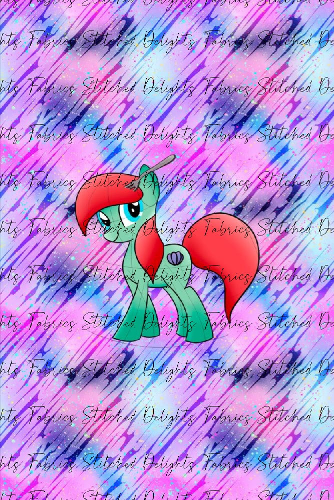 Princess Ponies Mermaid Pony Blanket Panels