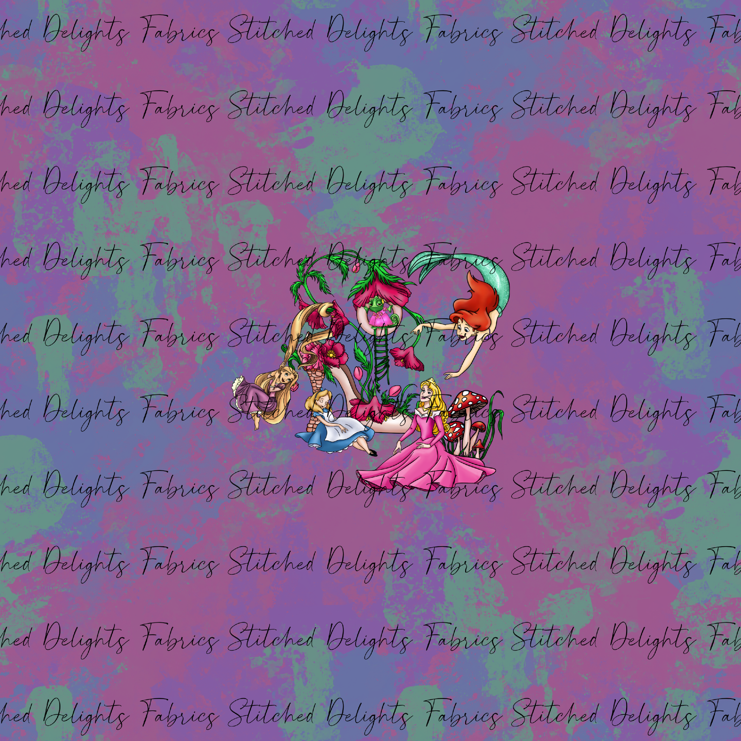 Princess Heels Dark Paint Splats Group Panel
