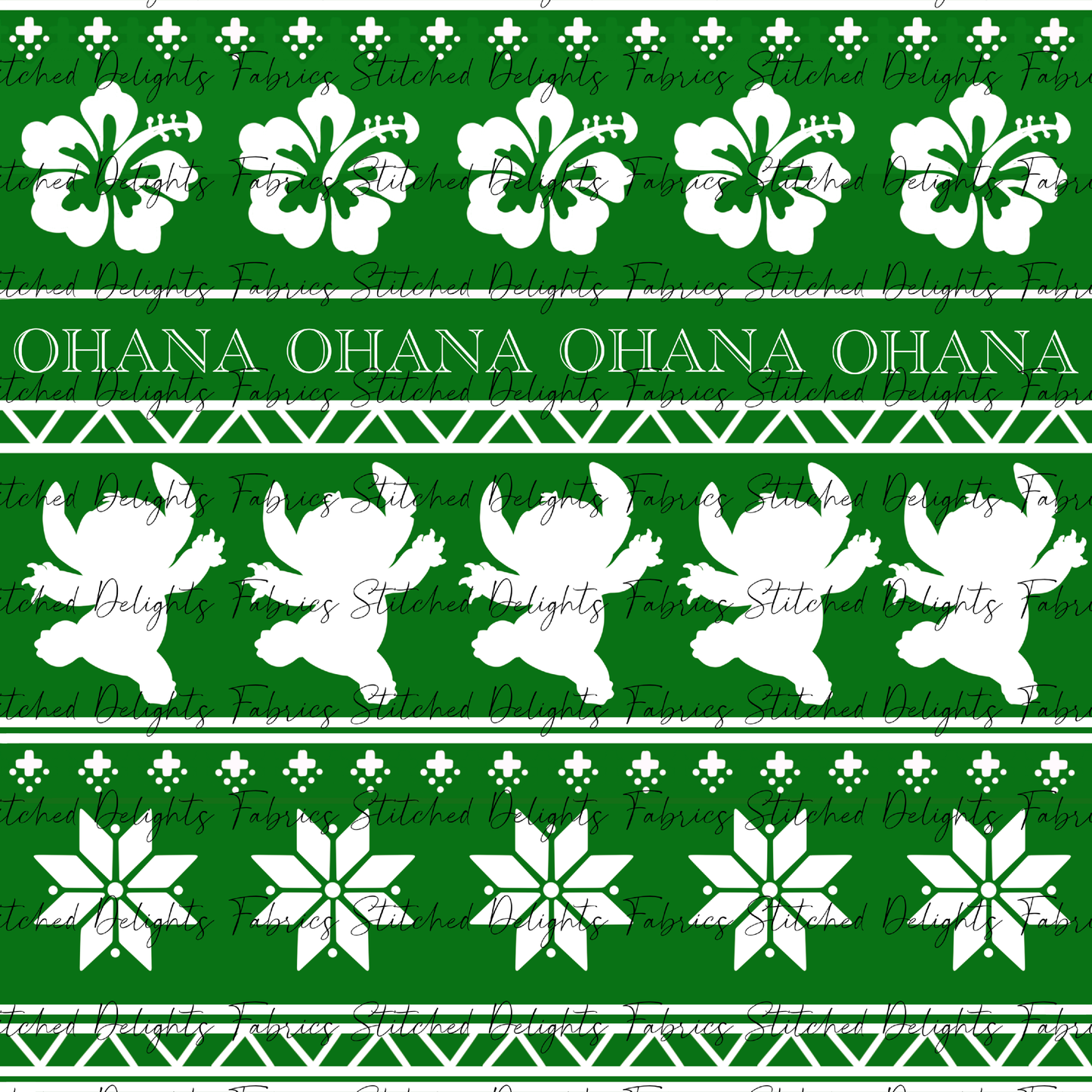 Ohana Ugly Sweater Green