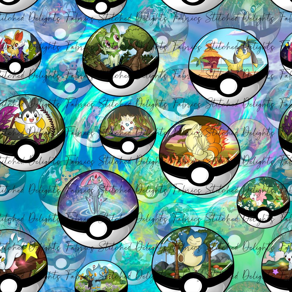 Poke Balls Habitats Swirls