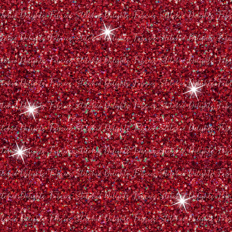 Dark Red Glitter