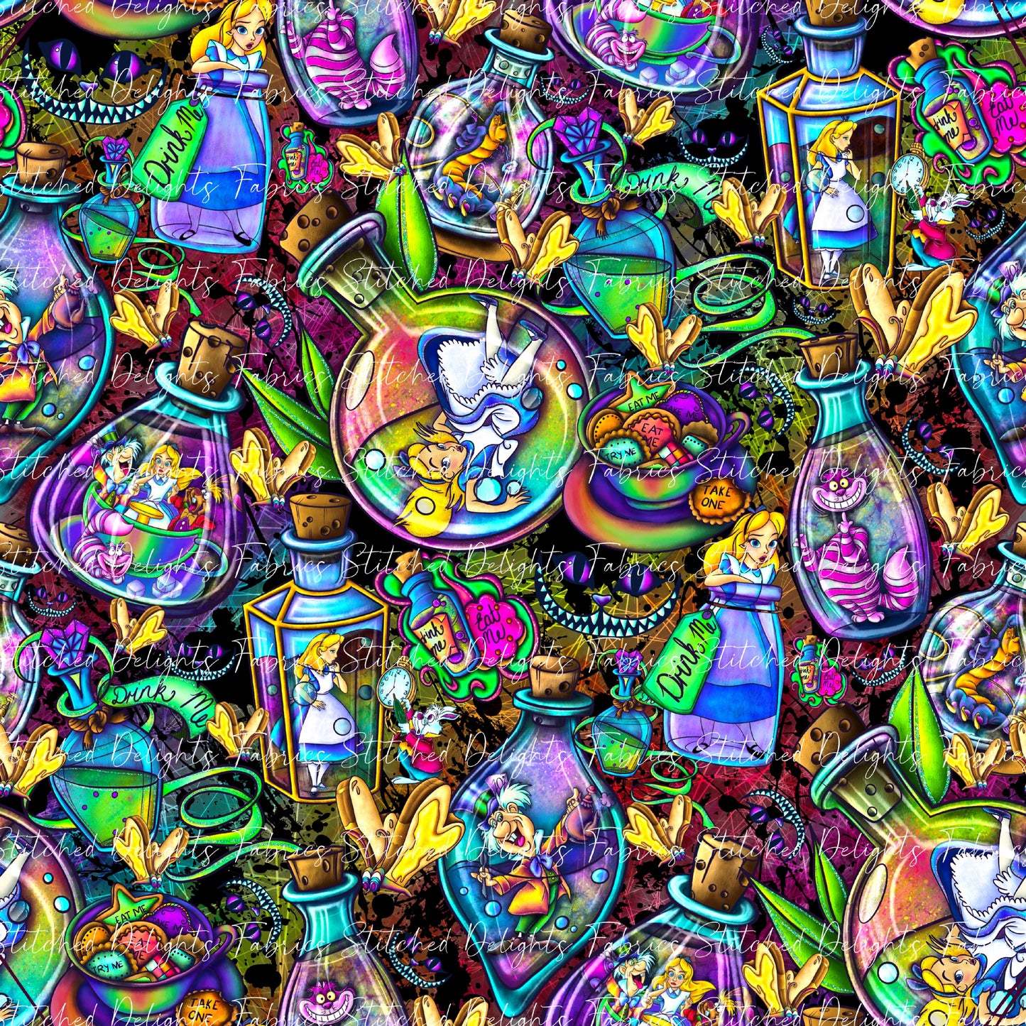 Wonderland Bottled Design 3