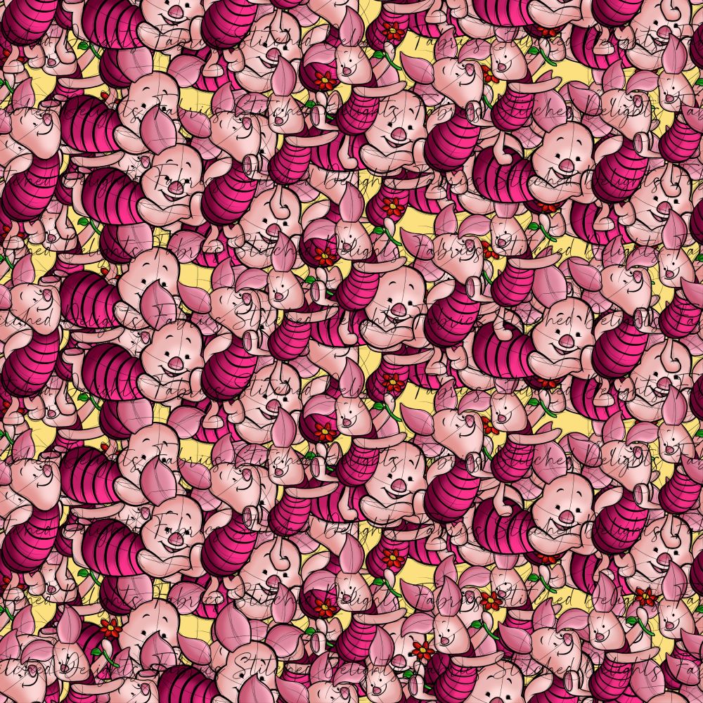 Piglet Stacked Yellow