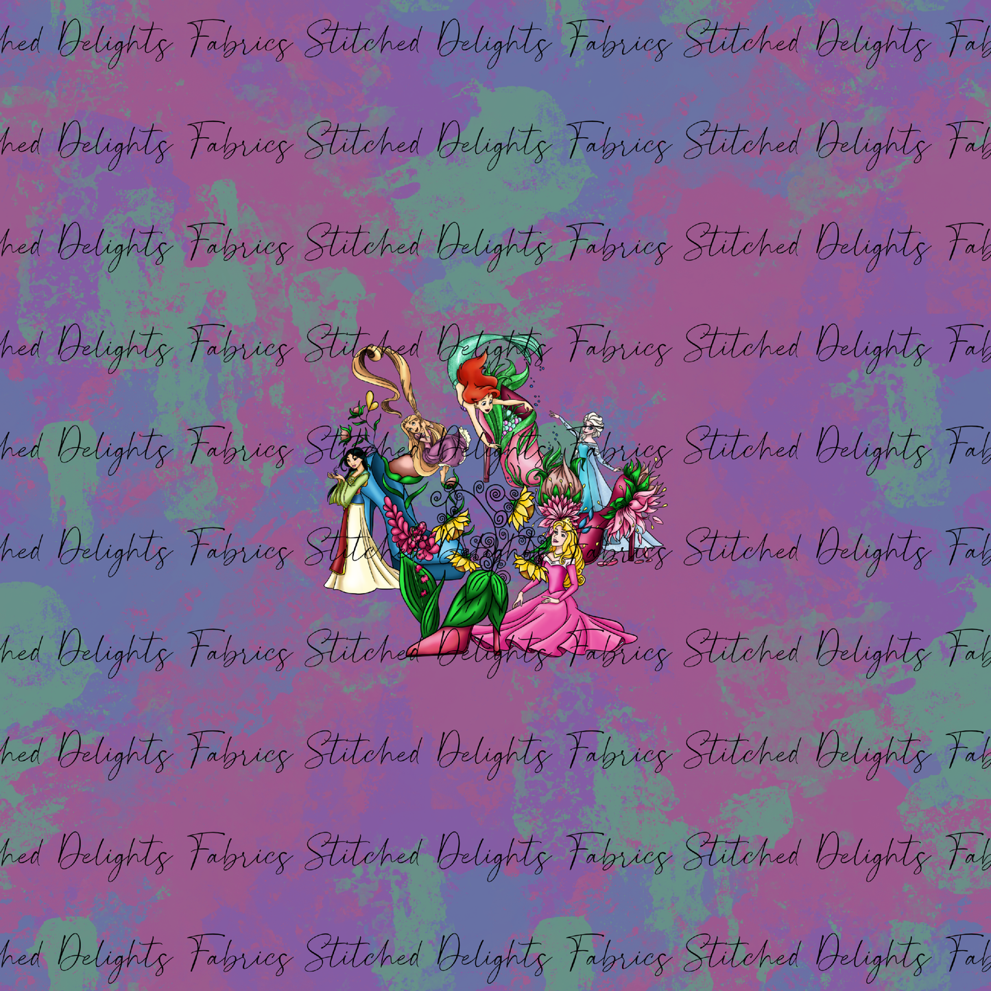 Princess Heels Dark Paint Splats Princesses & Heels Panel