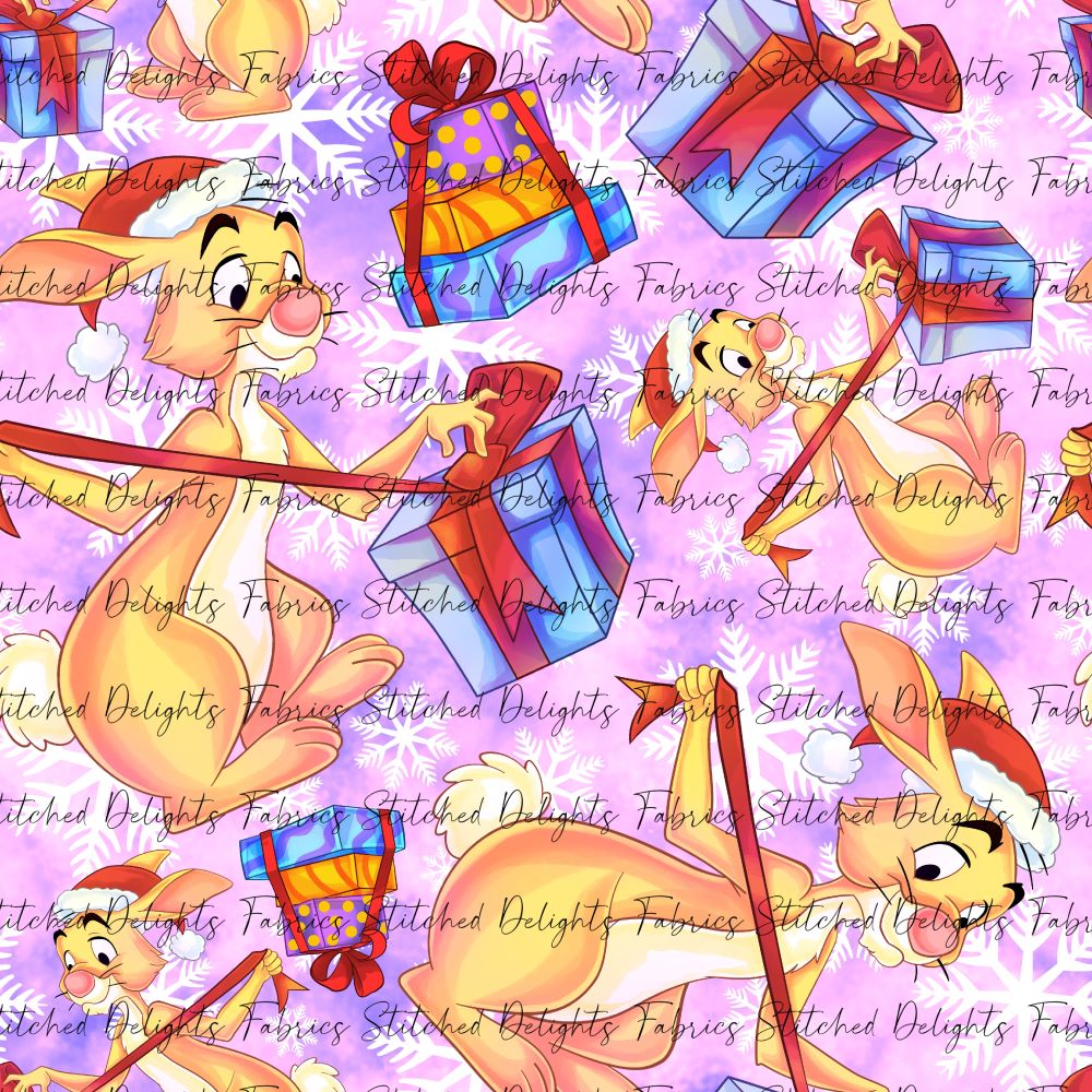 Pooh's Winter Wonderland Rabbit Pink