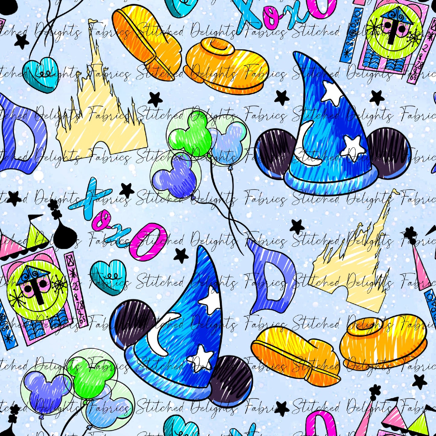 Minnie & Mickey Blue Accessories