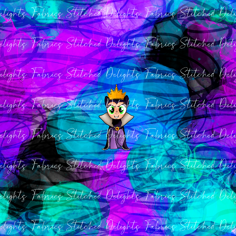 Nefarious Ponies Evil Queen Paint Splatter Panel