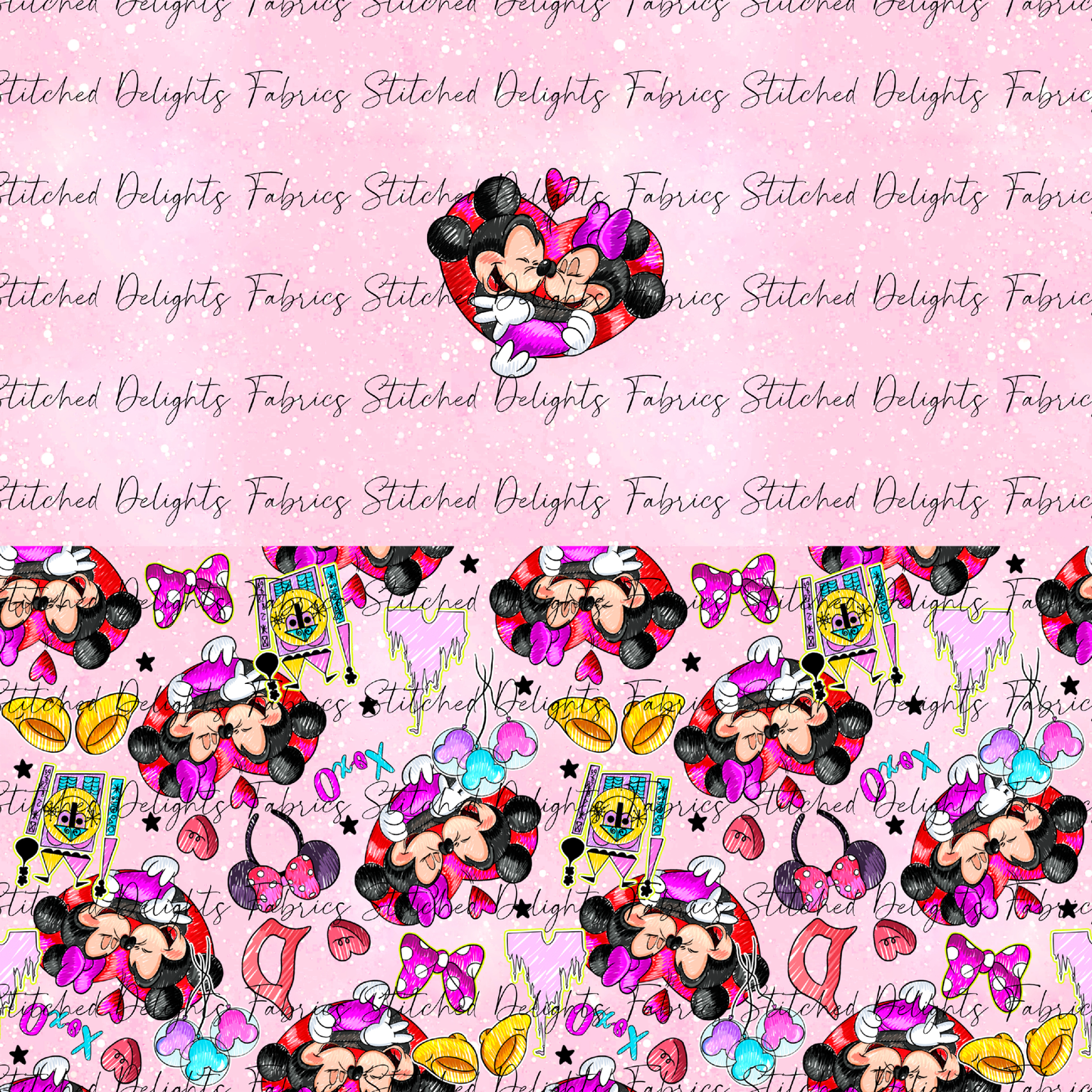 Minnie & Mickey Pink Undie Panels