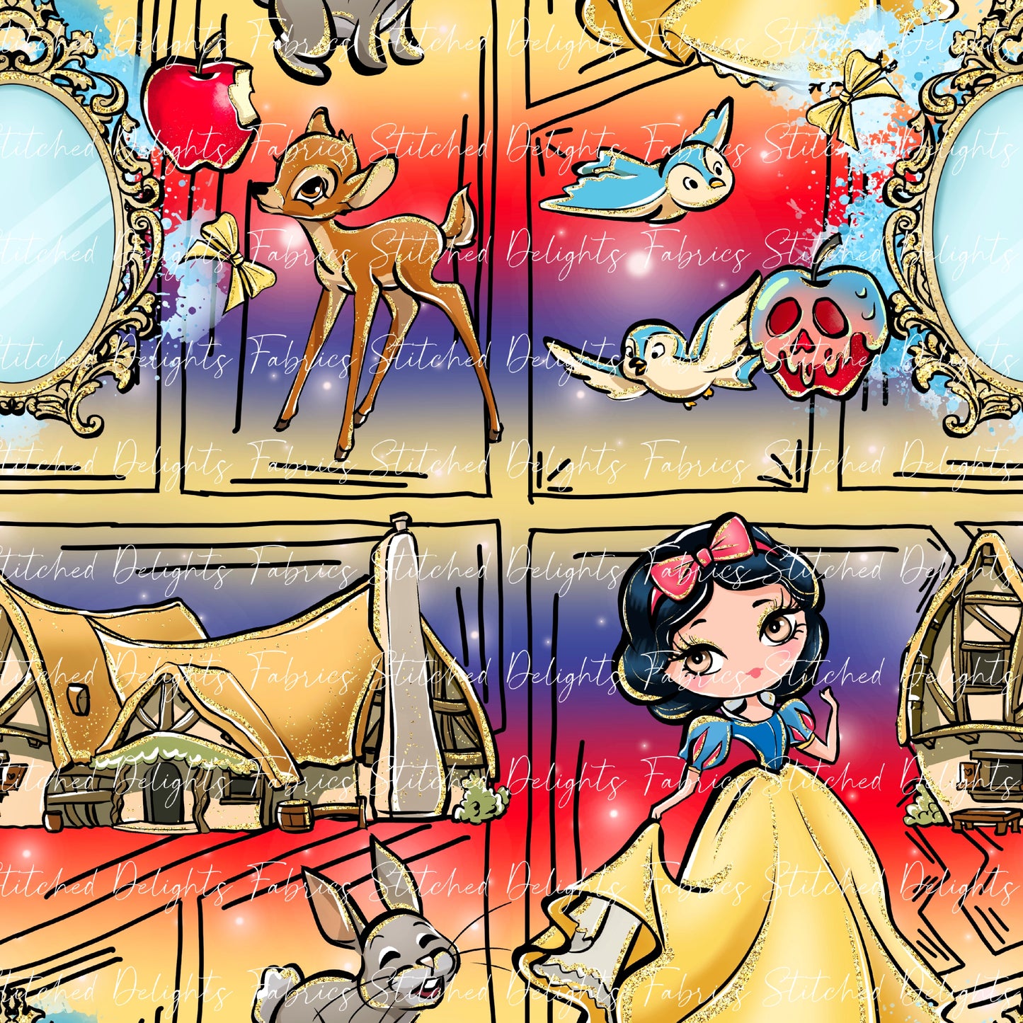 Snow White Comic Ombre