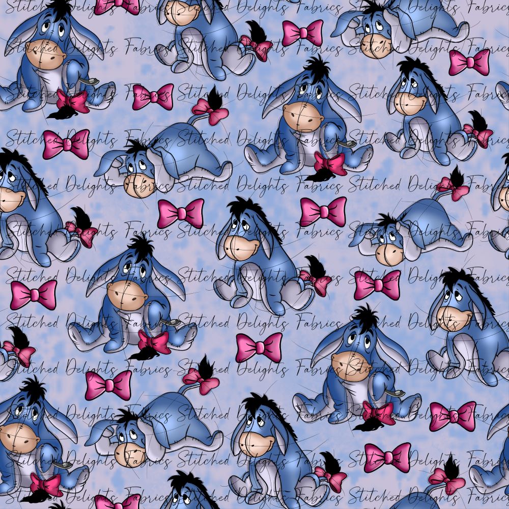 Silly Bear Donkey Smokey Purple