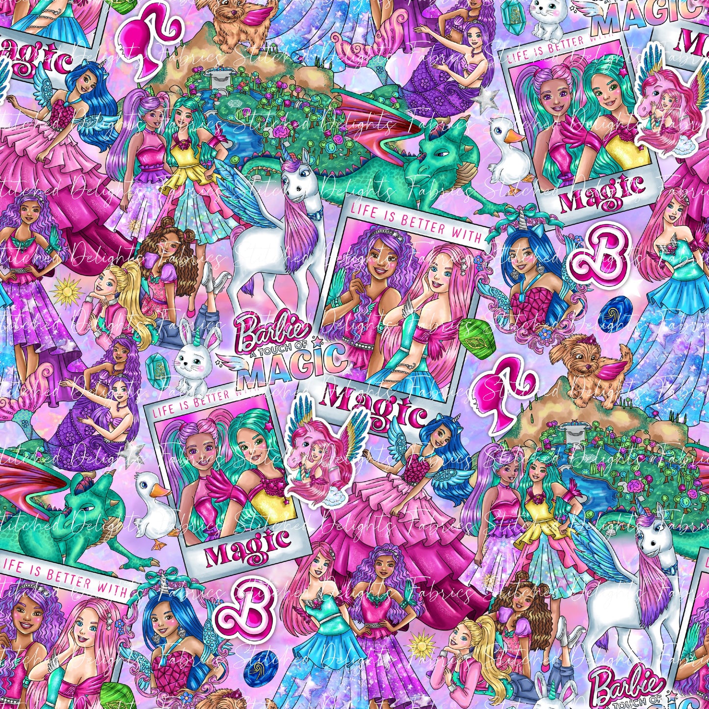 Barbie's Magical Touch Polaroids Mystical Clouds