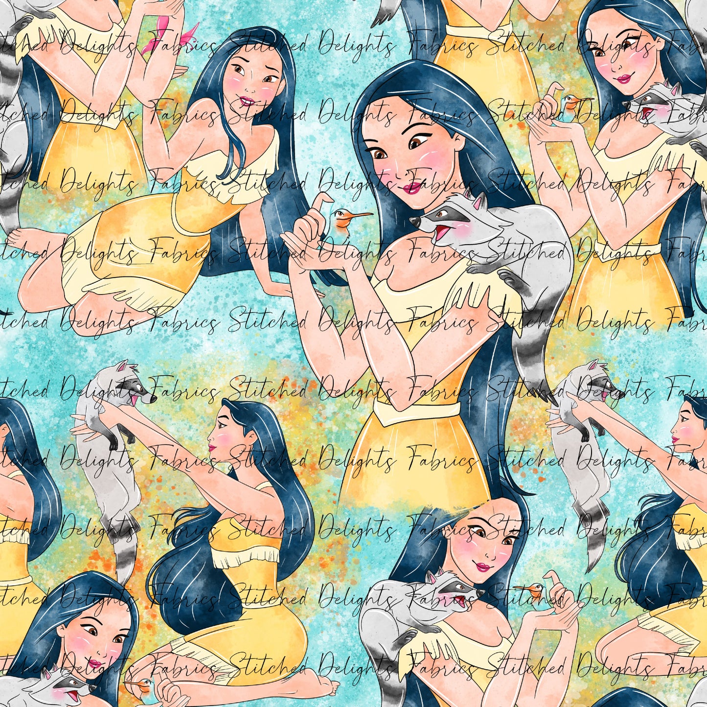 Watercolour Pocahontas