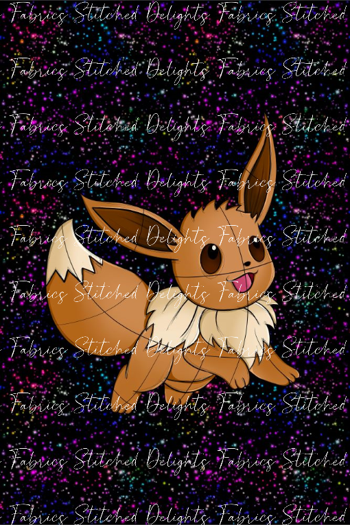 Bright & Shiny Eevee Blanket Panels