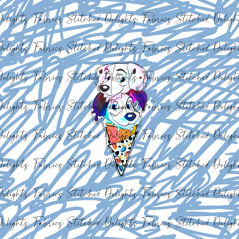 Pongo Icecream Swirls Panel