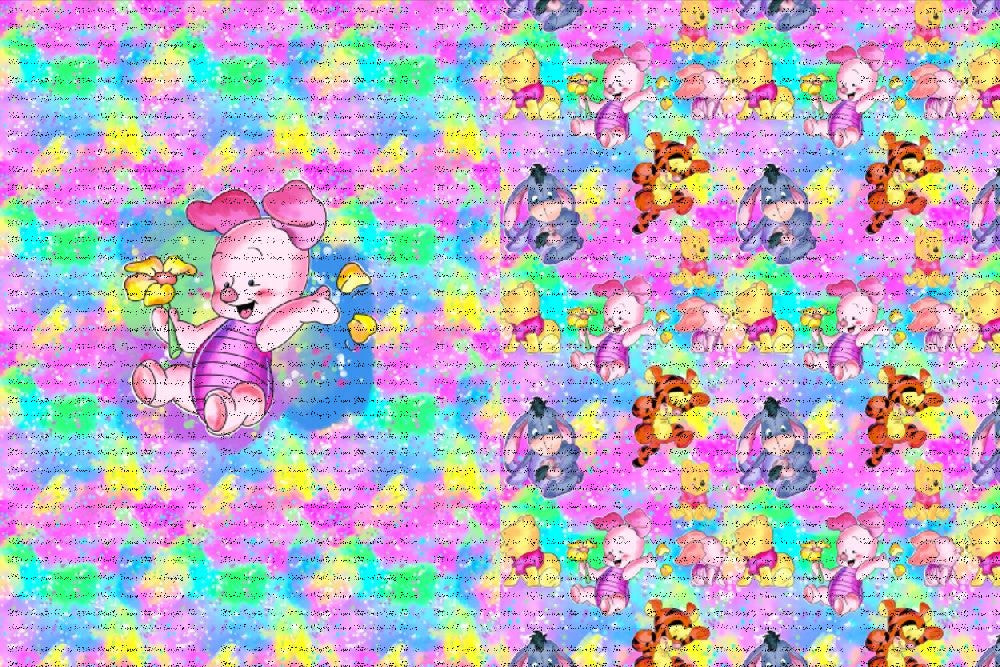 Rainbow Friends Pig Blanket Panels