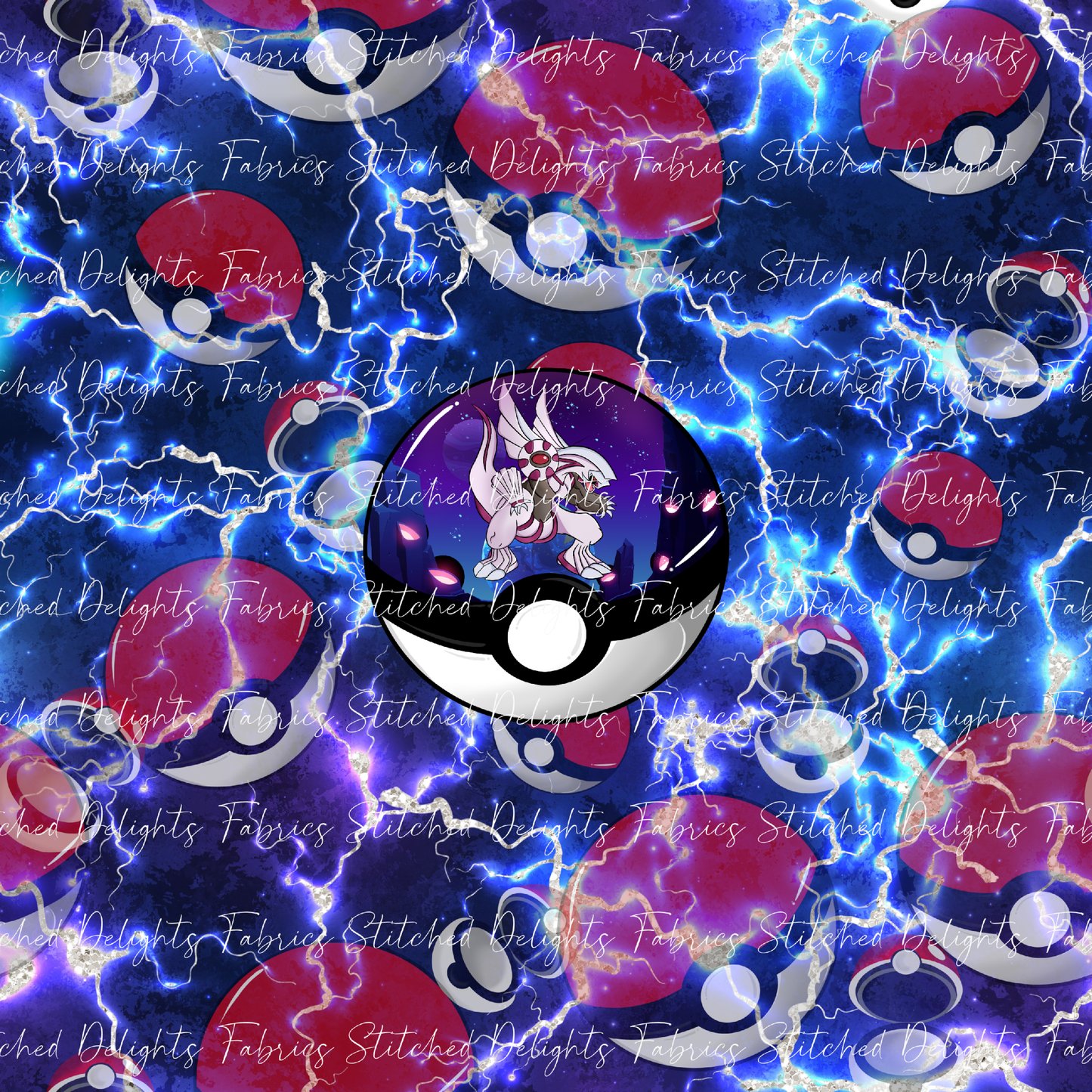 Poke Balls Habitats Palkia Lightning Panel