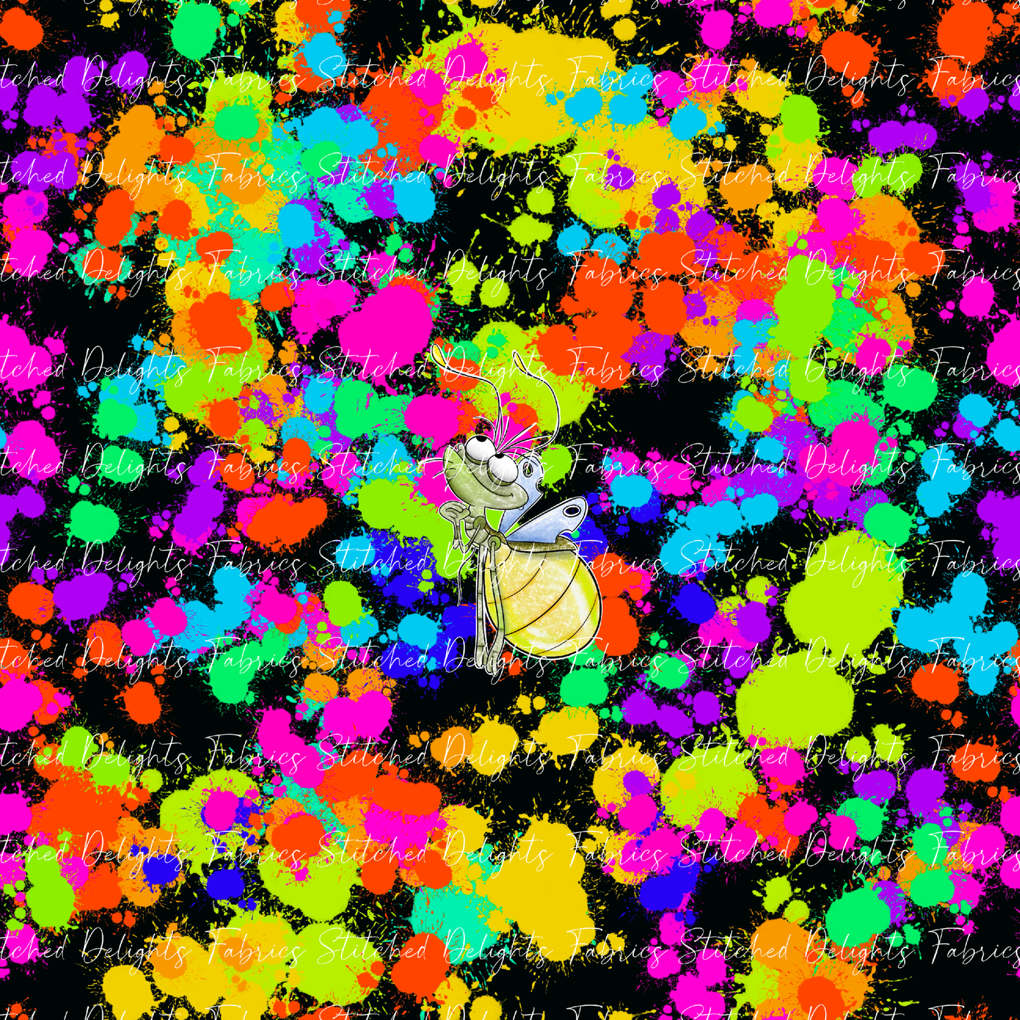 Air Heads Black Splatter Firefly Panel