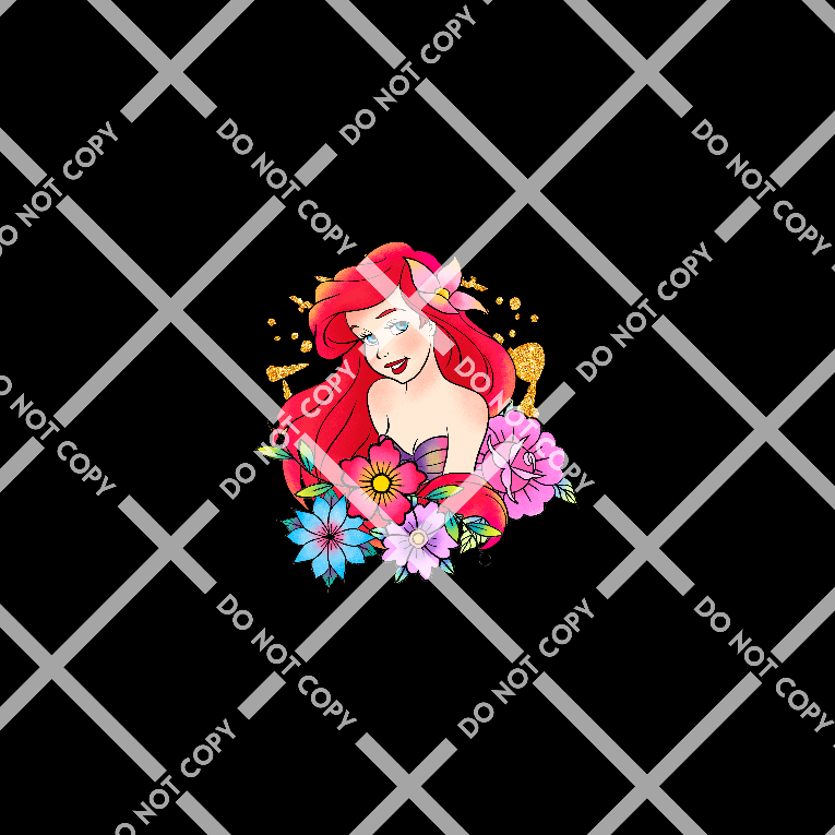 Princess Tattoos Ariel Panel
