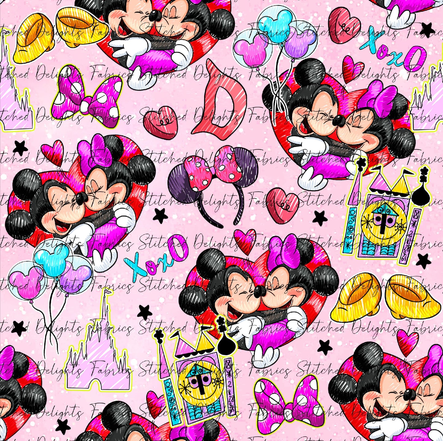 Minnie & Mickey Pink